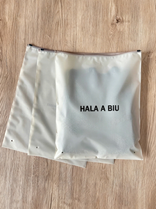 Custom Semi-Transparent Frosted Ziplock Bag Thick Recyclable