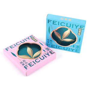 Customized Logo Small Die Cut Window Cardboard Box Plain Kraft Paper Packaging with Embossing and Matt Lamination