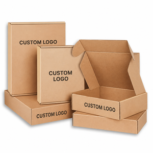 Personnalisable Carton Mailing Boxes Custom Logo Printing Packing Corrugated Clothing Shoes Collapsible Shipping BOX