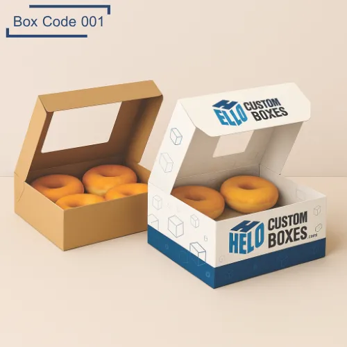 Wholesale Printed Donut Packaging Boxes
