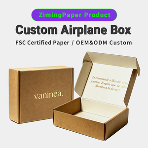 Custom Hot Stamping Logo Printed Eco-Friendly Kraft Mailer Box
