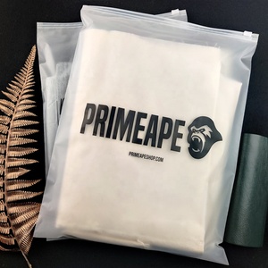 Custom Printed Logo T Shirt Plastic Zip Lock Bag