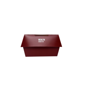 Custom Logo Disposable Food Grade Kraft Paper Burger Box Greaseproof Takeaway Fast Food Packaging With Lid