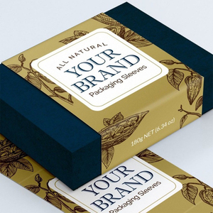 Kraft Paper Cardboard Box Packaging Belly Band Sleeve