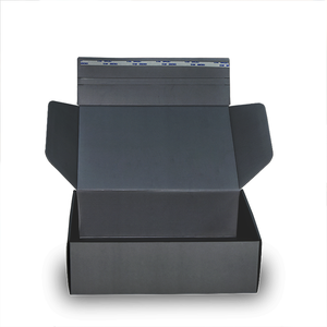 Custom Printing Packing Box Shipping Paper Boxes Clothing Corrugated Mailer Shipping Box Adhesive Tear Strip Packaging for Shoe